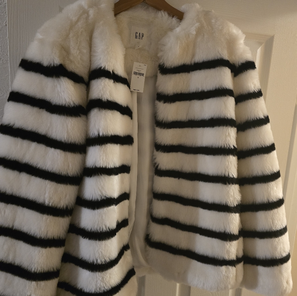 Faux fur coat